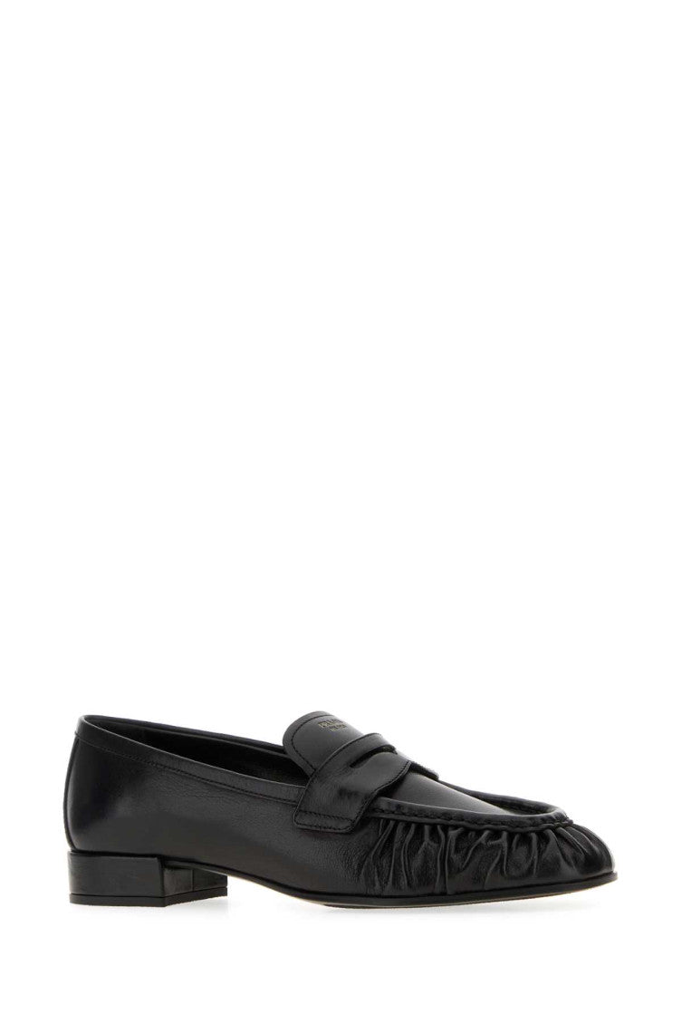 Black Leather Loafers 2