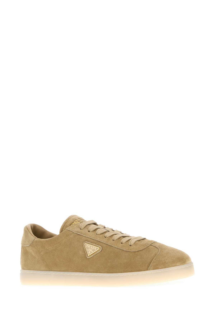 Beige Lace Up Sneakers 2