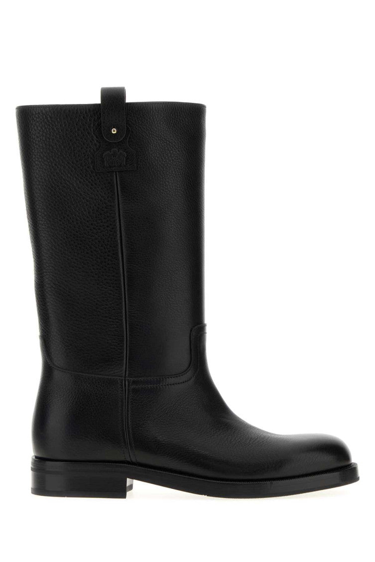 Black Leather Boots 1