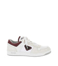 White Logo Enamel Sneakers 1