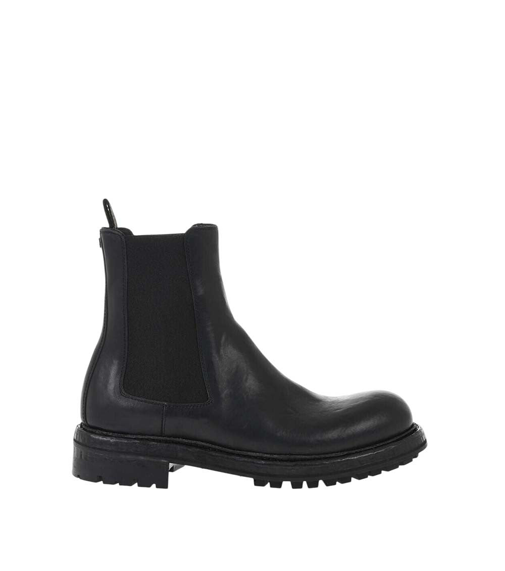 Black Solid Boots 1