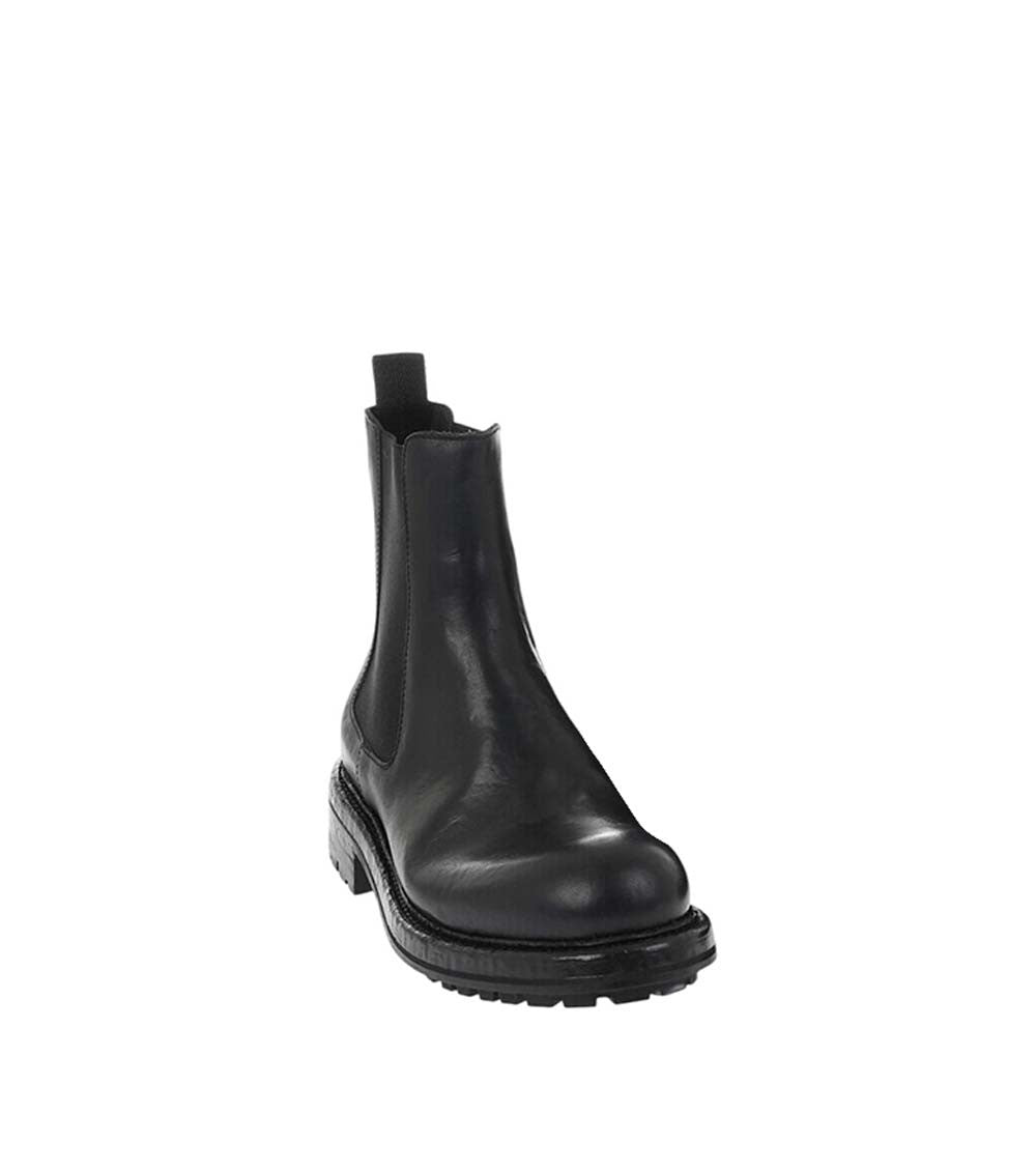 Black Solid Boots 2