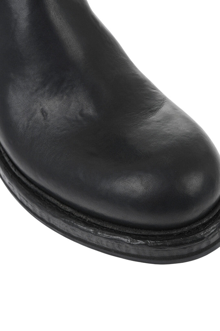 Black Solid Boots 3