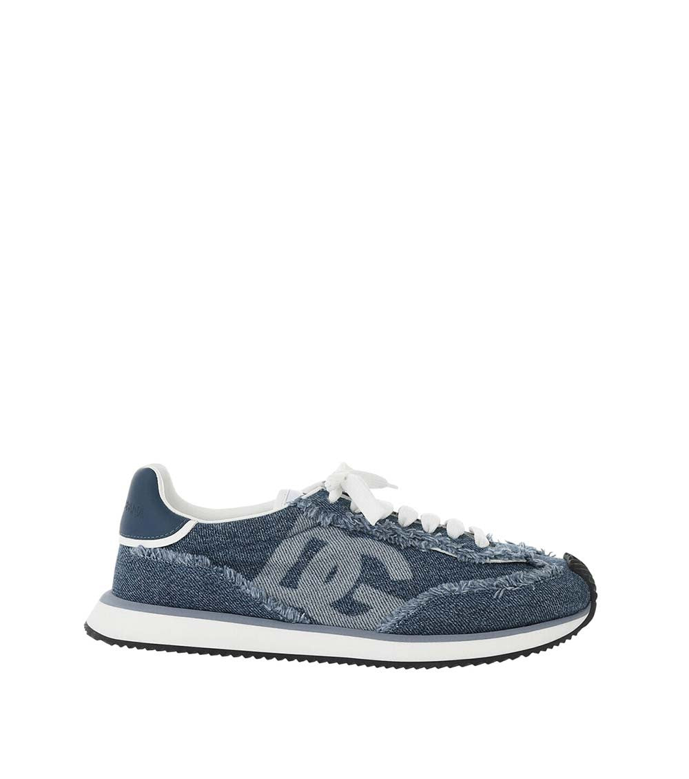 Blue Logo Carryover Sneakers 1