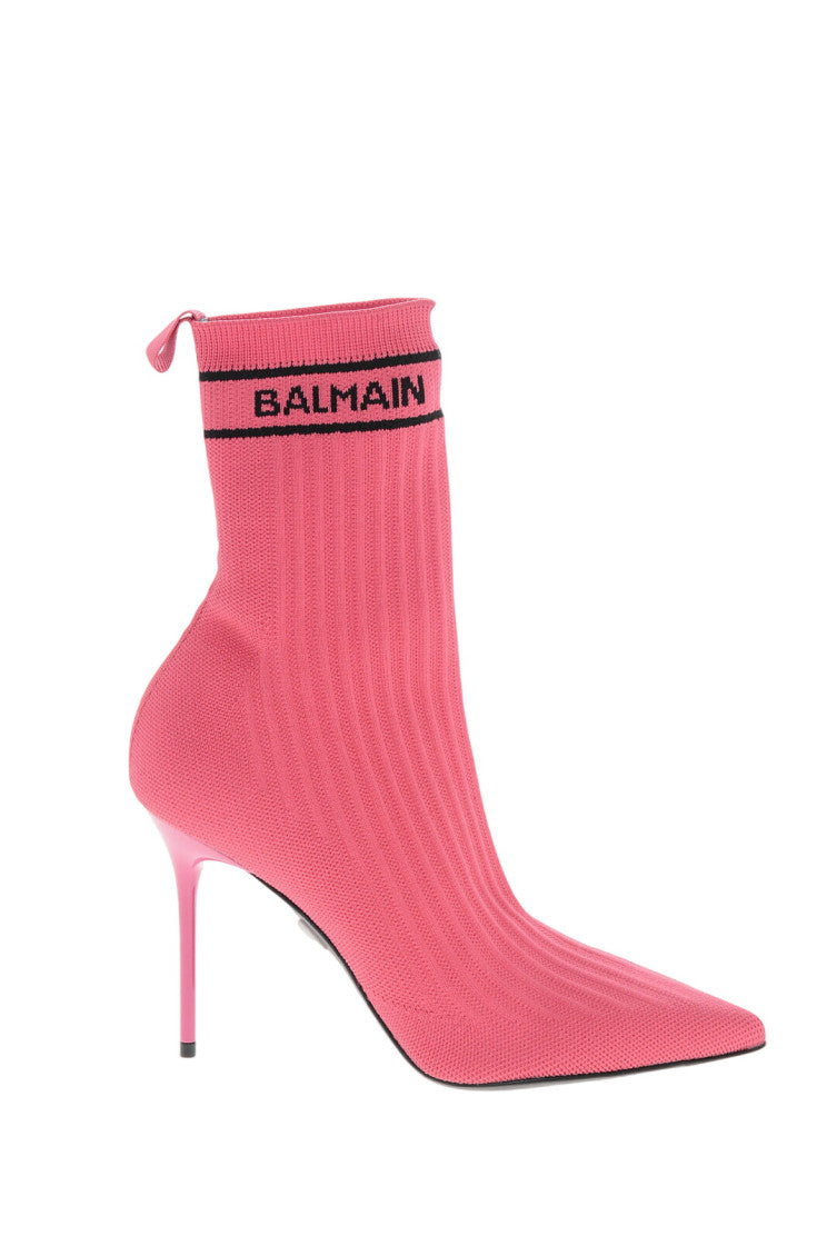Pink Logo Boots 1