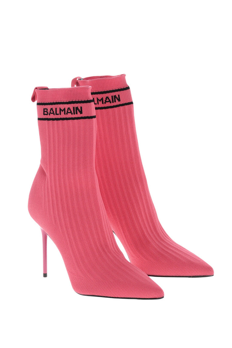 Pink Logo Boots 2