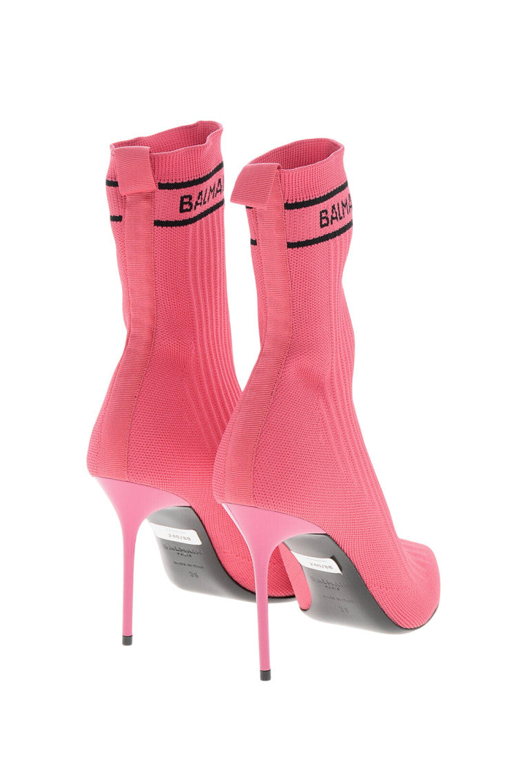 Pink Logo Boots 3