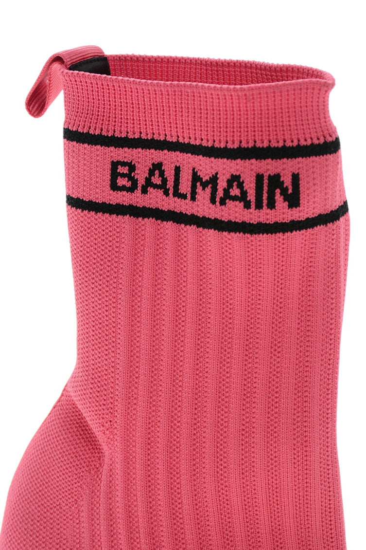 Pink Logo Boots 4