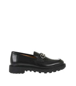Black Solid Galles Loafers 1