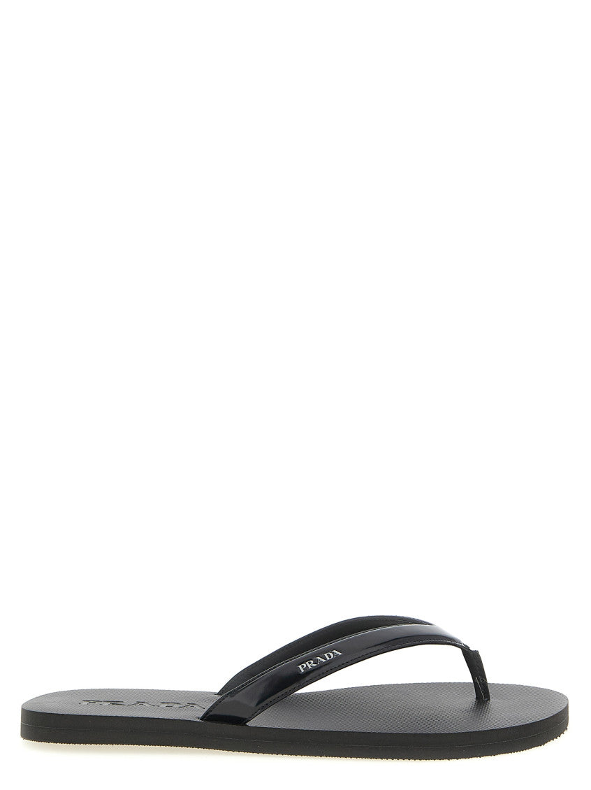 Black Solid Collection Slippers 1