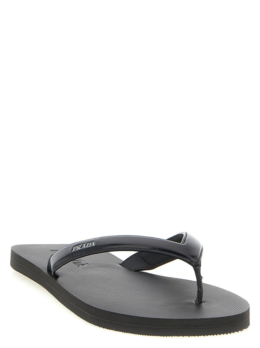 Black Solid Collection Slippers 2