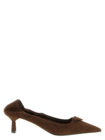 Brown Suede pumps 1