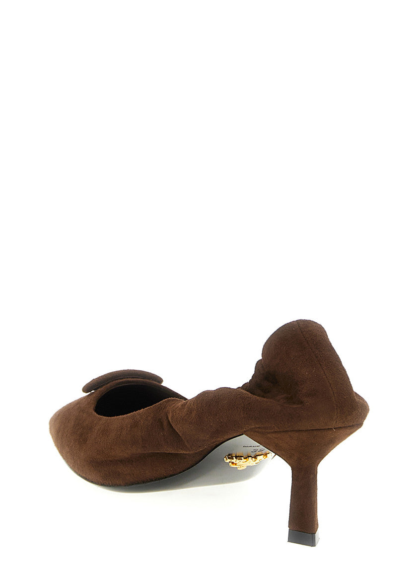 Brown Suede pumps 3