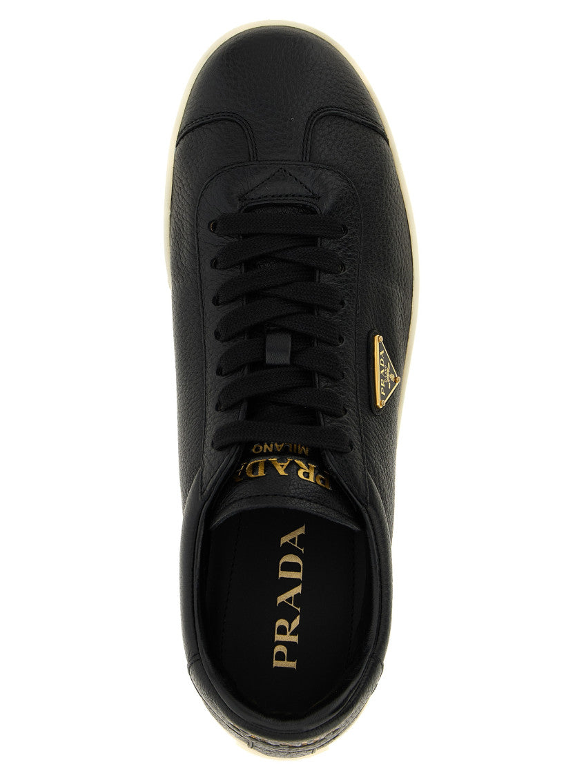 Black Logo Sneakers 4