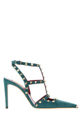 Blue Studded Pumps 1
