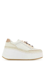 White Solid Nama Sneakers 1
