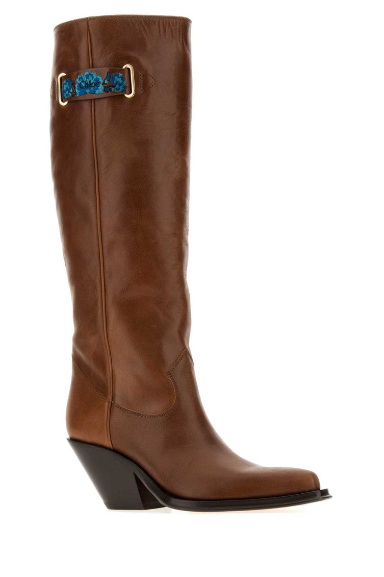 Brown Leather Boots 2