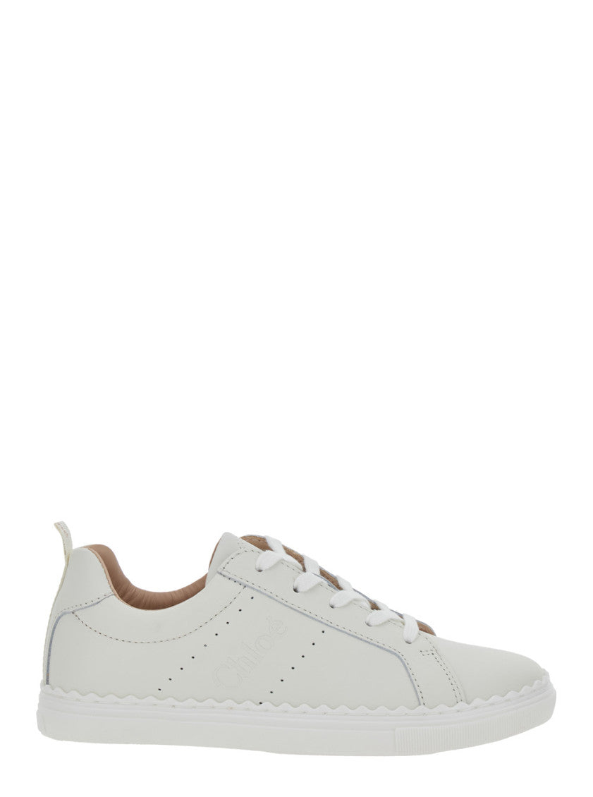 White Solid Sneakers 1