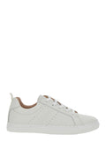 White Solid Sneakers 1