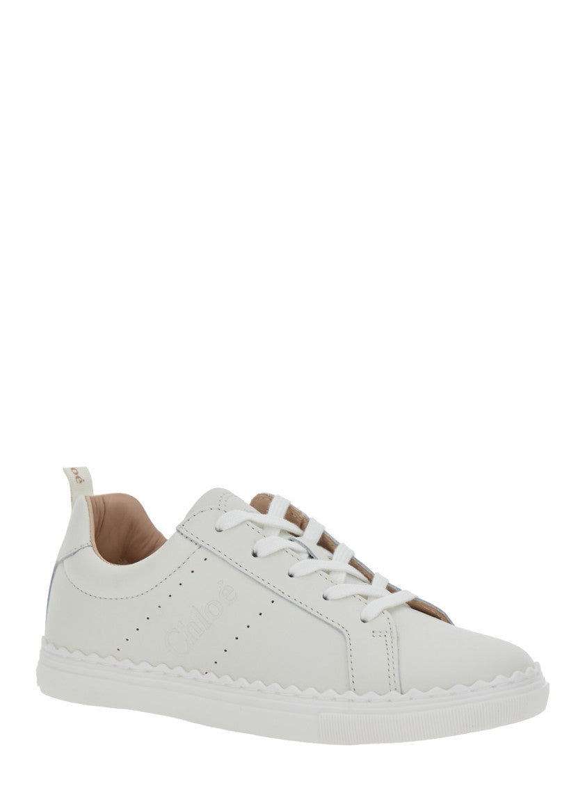 White Solid Sneakers 2