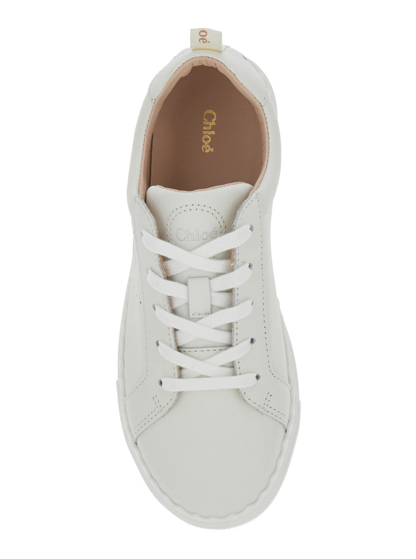 White Solid Sneakers 4