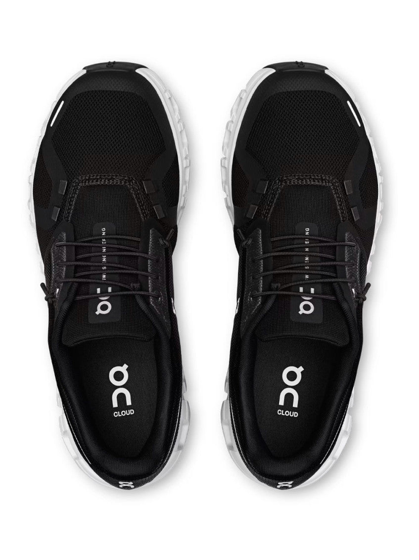 BlackWhite Logo Sneakers 5