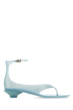 Light Blue Transparent Heels 1