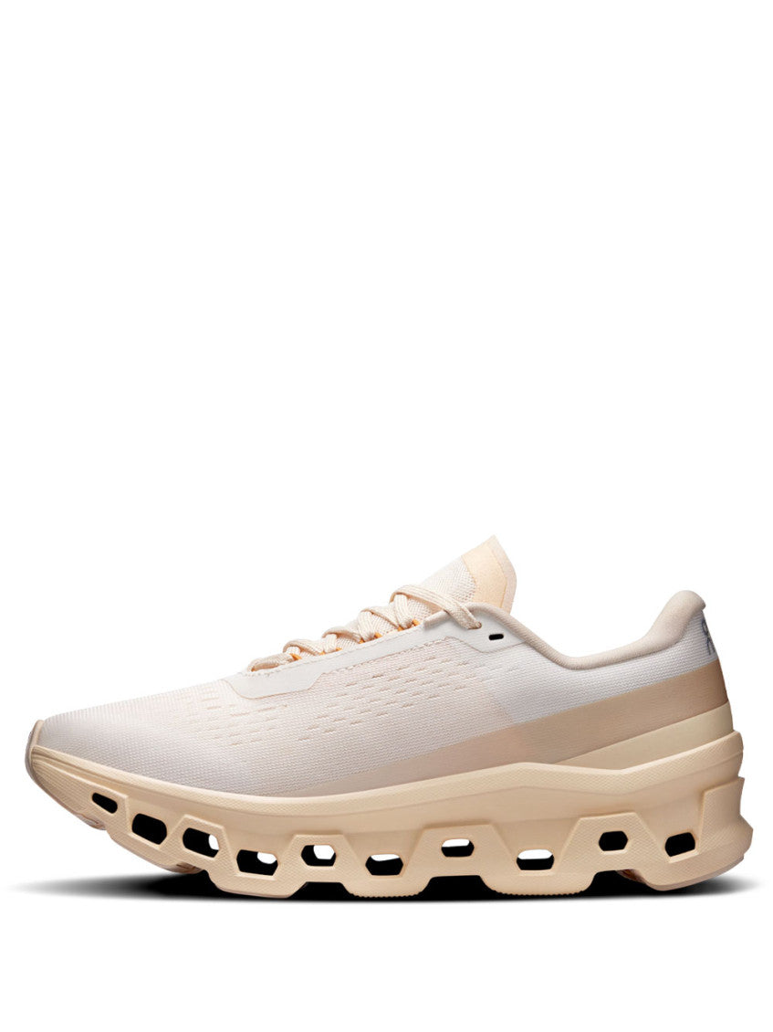 Beige Color Block Sneakers 3