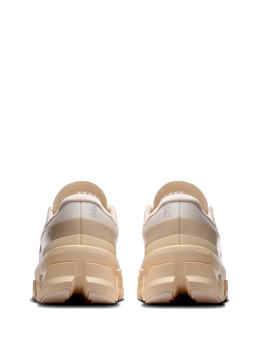 Beige Color Block Sneakers 4
