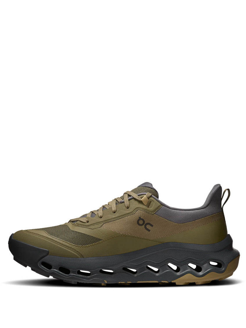 Olive Color Block Sneakers 3
