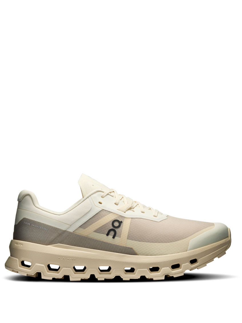 White Color Block Sneakers 1
