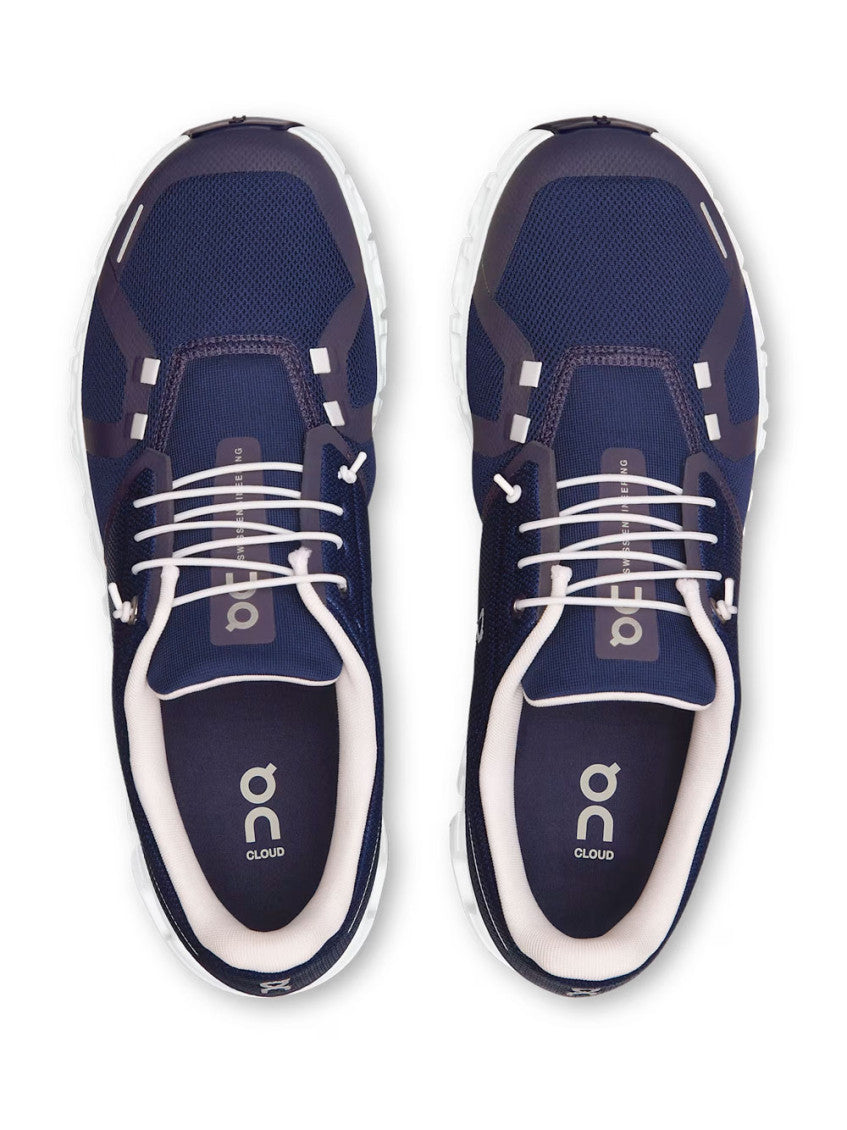 Navy Blue Color Block Sneakers 5