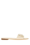 White Slip On Flats 1