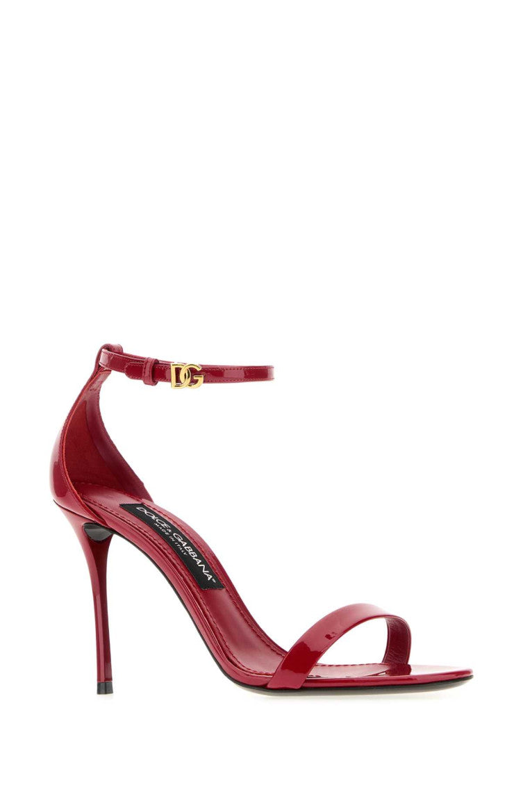 Red Ankle Strap Heels 2