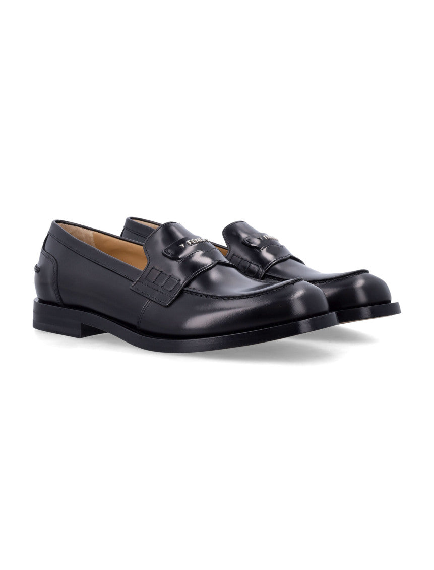 Black Solid Collection Loafers 2