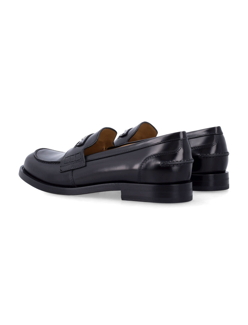 Black Solid Collection Loafers 3
