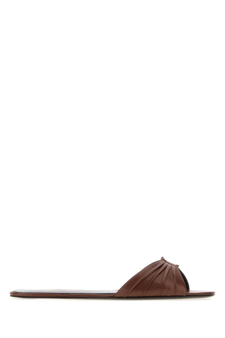 Brown Slip On Flats 1