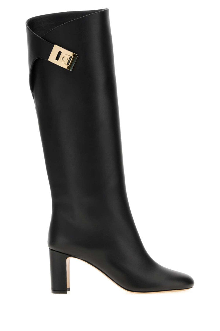 Black Leather Boots 1