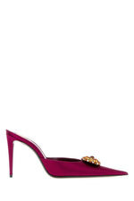 Pink Embellished Mules 1