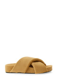 Beige Slip On Sandals 1