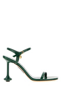 Green Ankle Strap Heels 1