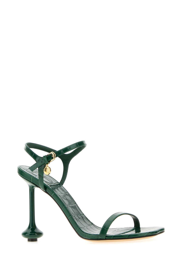 Green Ankle Strap Heels 2