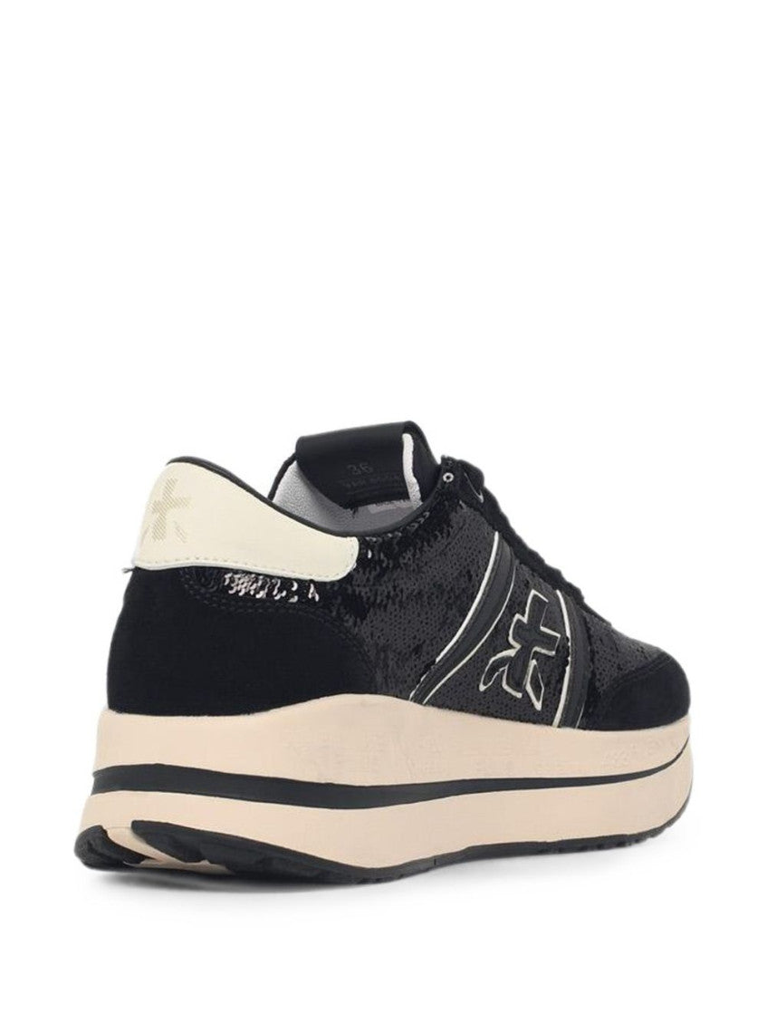 Black Logo Bethcoin Sneakers 3
