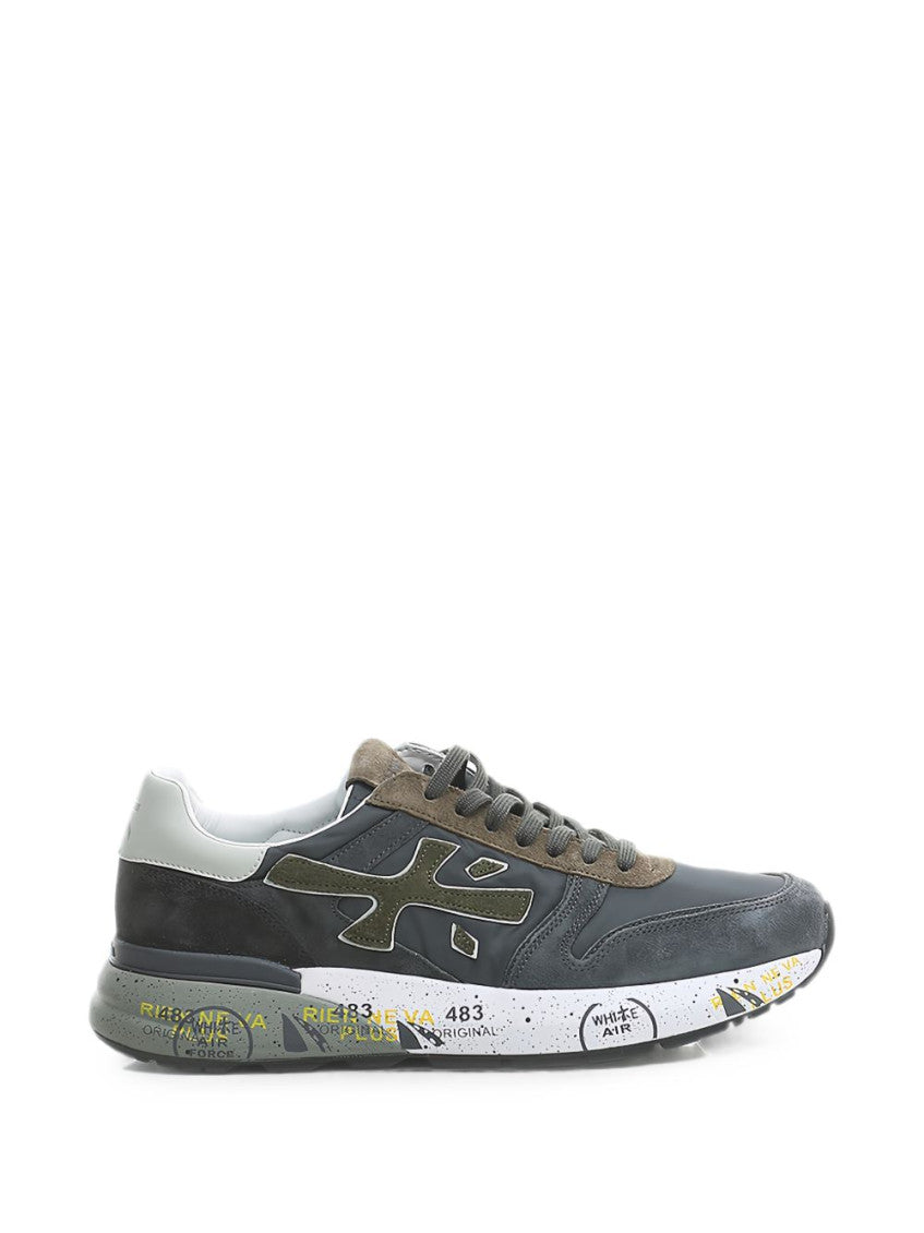 Dark Grey Color Block Sneakers 1