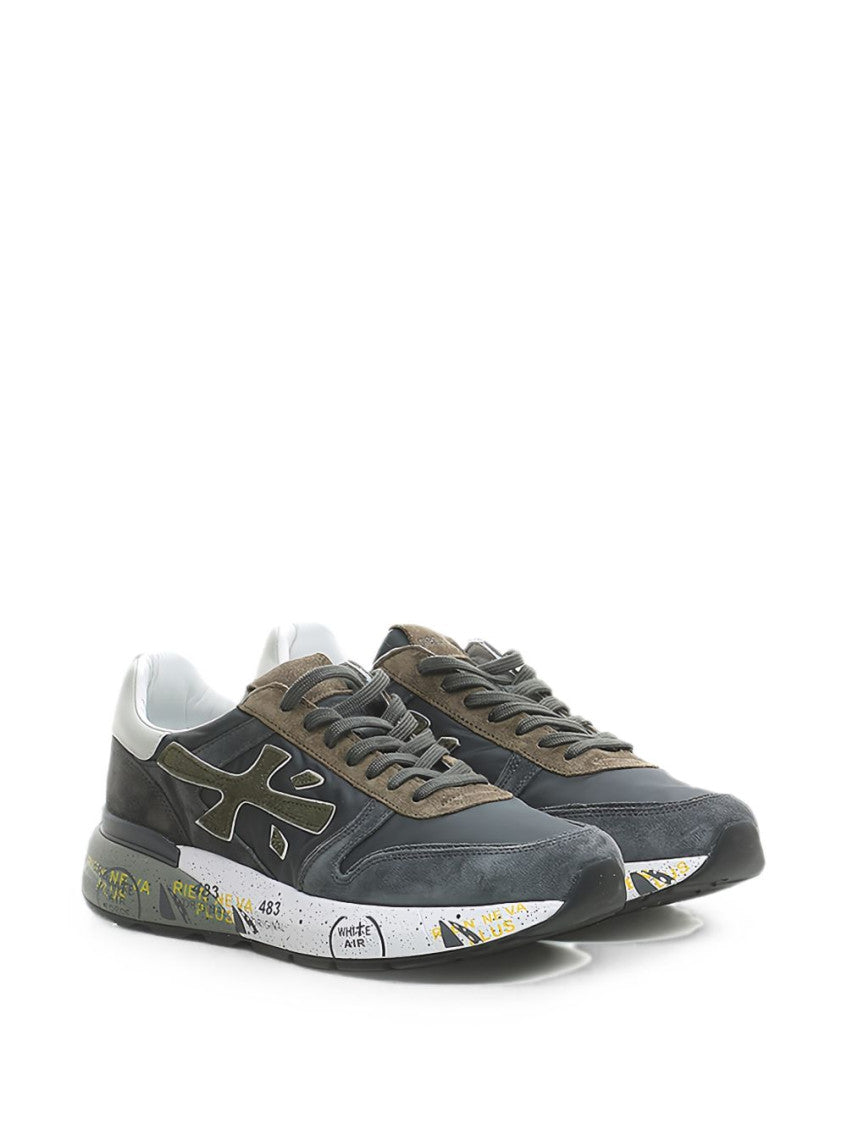 Dark Grey Color Block Sneakers 2