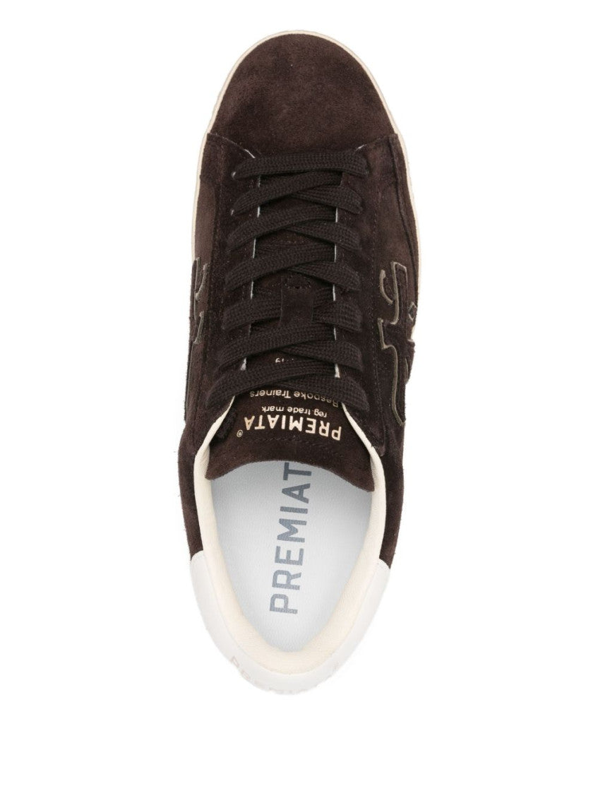 Brown Logo Stevend Sneakers 3