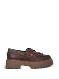 Brown lace Up Loafers 1