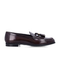 Maroon Tassel Loafers 1