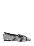 Black Embellished Ballet Flats 1