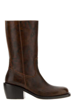 Dark Brown Leather Boots 1